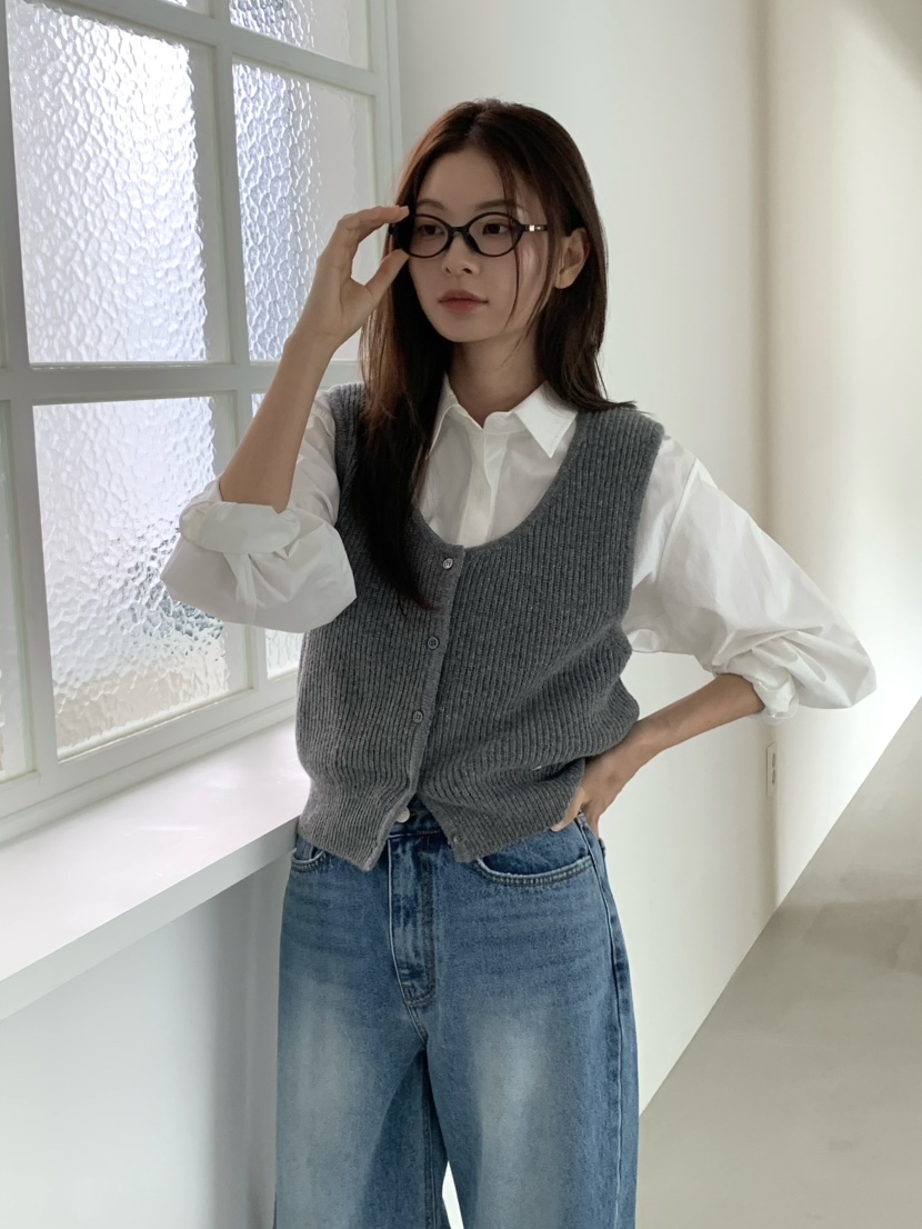 ANOU韓國代購㊣女裝新品時尚真品25秋冬職業熱賣襯衫蕾絲衫ANOU襯衫/蕾絲衫