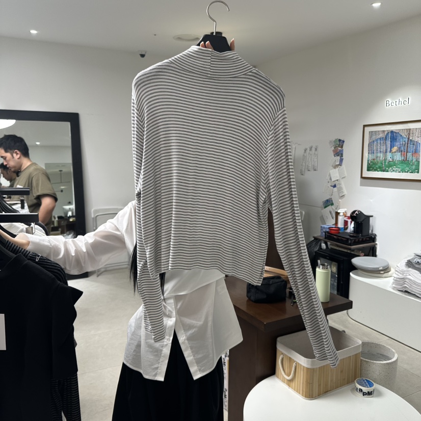 BETHEL東大門㊣代購女士新品25秋冬時尚職業推薦休閑長袖T恤BETHEL長袖T恤