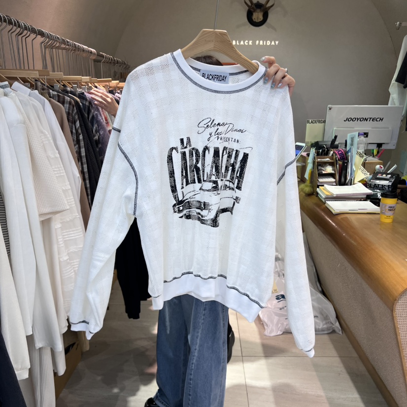 BLACKFRIDAY韓國代購㊣女士新品25秋冬時尚熱賣人氣真品衛衣BLACK FRIDAY衛衣