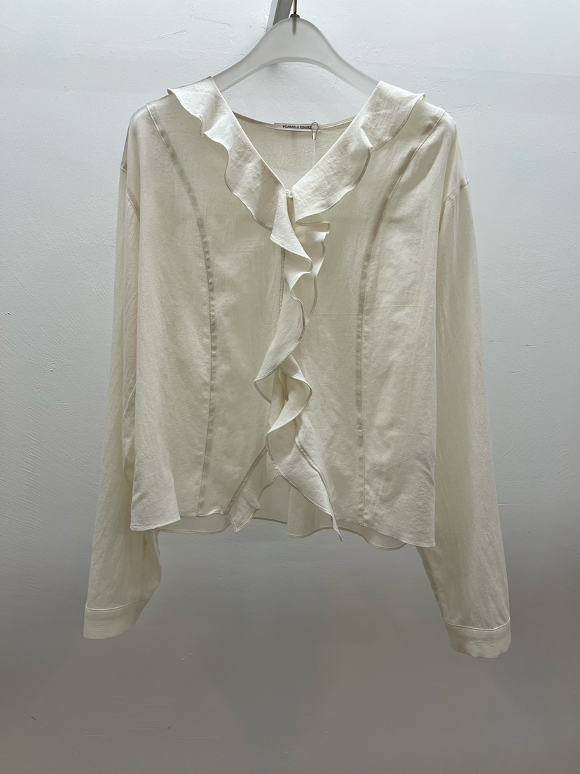 WEARABLE-L韓國直郵㊣女裝新品人氣25秋冬推薦休閑襯衫蕾絲衫WEARABLE襯衫/蕾絲衫圖色1