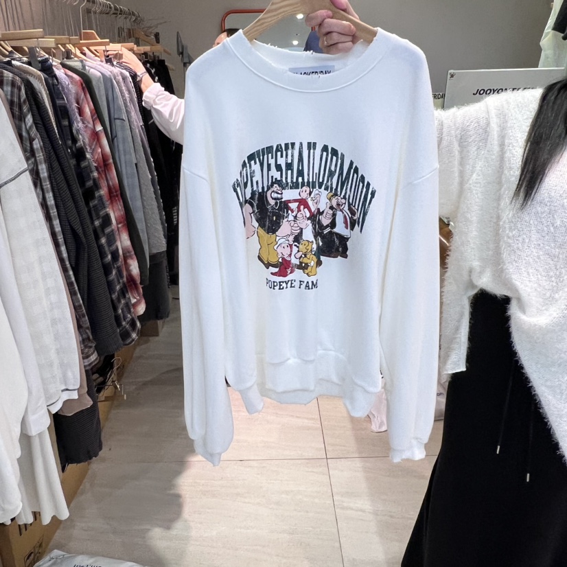 BLACKFRIDAY東大門㊣代購女士新款職業真品休閑衛衣大力水手BLACK FRIDAY衛衣