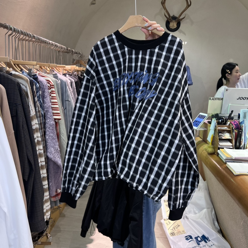BLACKFRIDAY東大門㊣代購女士新款熱賣真品休閑時尚25秋冬衛衣BLACK FRIDAY衛衣圖色3