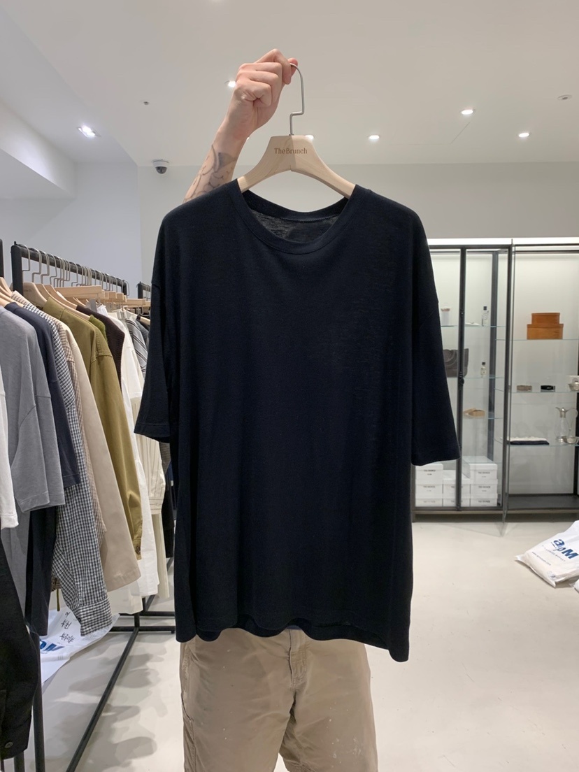 THE BRUNCH韓國代購㊣女裝新款熱賣25秋冬人氣休閑職業T恤THE BRUNCHT恤圖色2