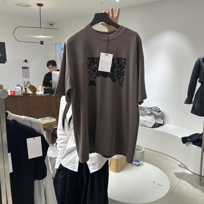 BETHEL東大門㊣實拍女士新品人氣真品25秋冬休閑職業時尚T恤BETHELT恤圖色3