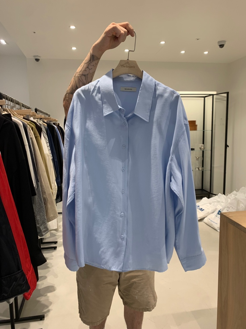 THE BRUNCH韓國代購㊣女士新款休閑人氣25秋冬熱賣襯衫蕾絲衫THE BRUNCH襯衫/蕾絲衫圖色2