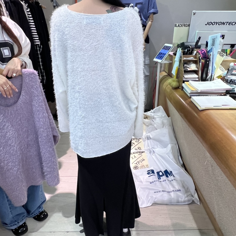 BLACKFRIDAY韓國直郵㊣女士新品職業推薦真品時尚休閑針織衫BLACK FRIDAY針織衫