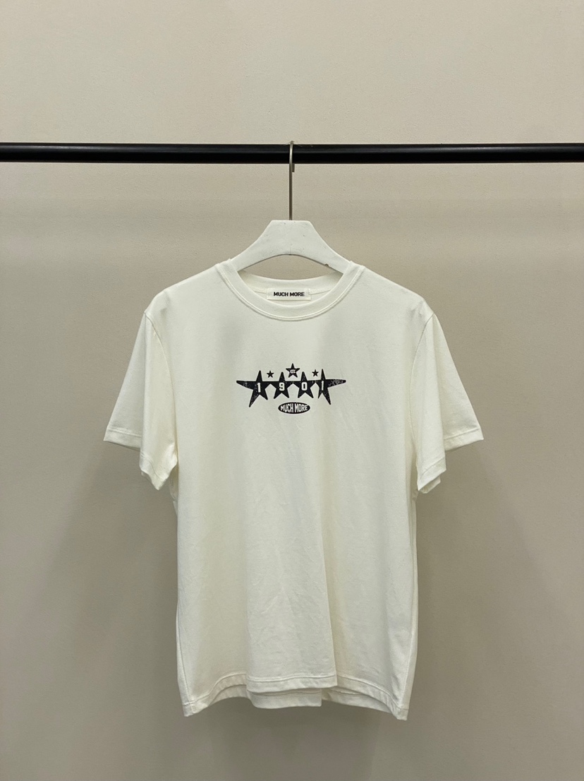 MUCH MORE韓國代購㊣女士新品真品推薦時尚25秋冬職業T恤復古MUCH MORET恤