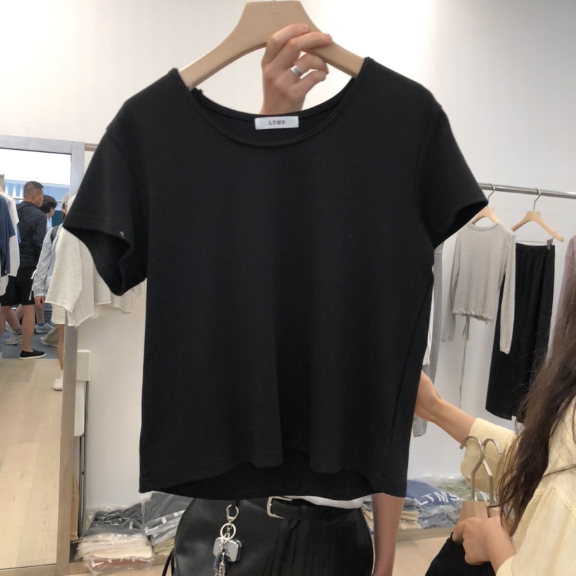 LTMS韓國代購㊣女士新品人氣熱賣真品時尚休閑推薦職業25秋冬T恤LTMST恤圖色3