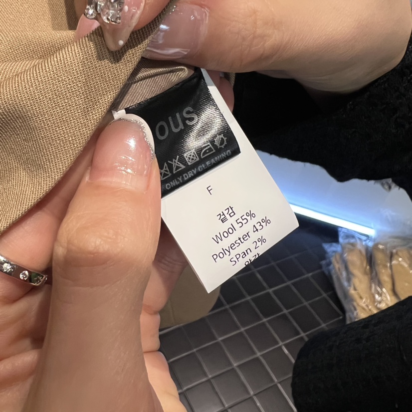 OUS/INCH-L韓國代購㊣女裝新品25秋冬熱賣時尚推薦職業夾克OUS/INCH夾克
