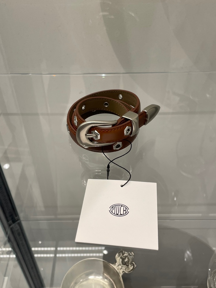 MUCH MORE韓國直郵㊣女裝新品人氣25秋冬職業推薦真品腰帶MUCH MORE腰帶