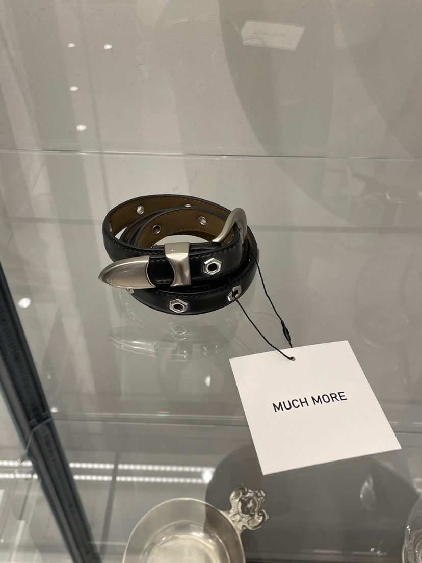 MUCH MORE韓國直郵㊣女裝新品人氣25秋冬職業推薦真品腰帶MUCH MORE腰帶圖色2