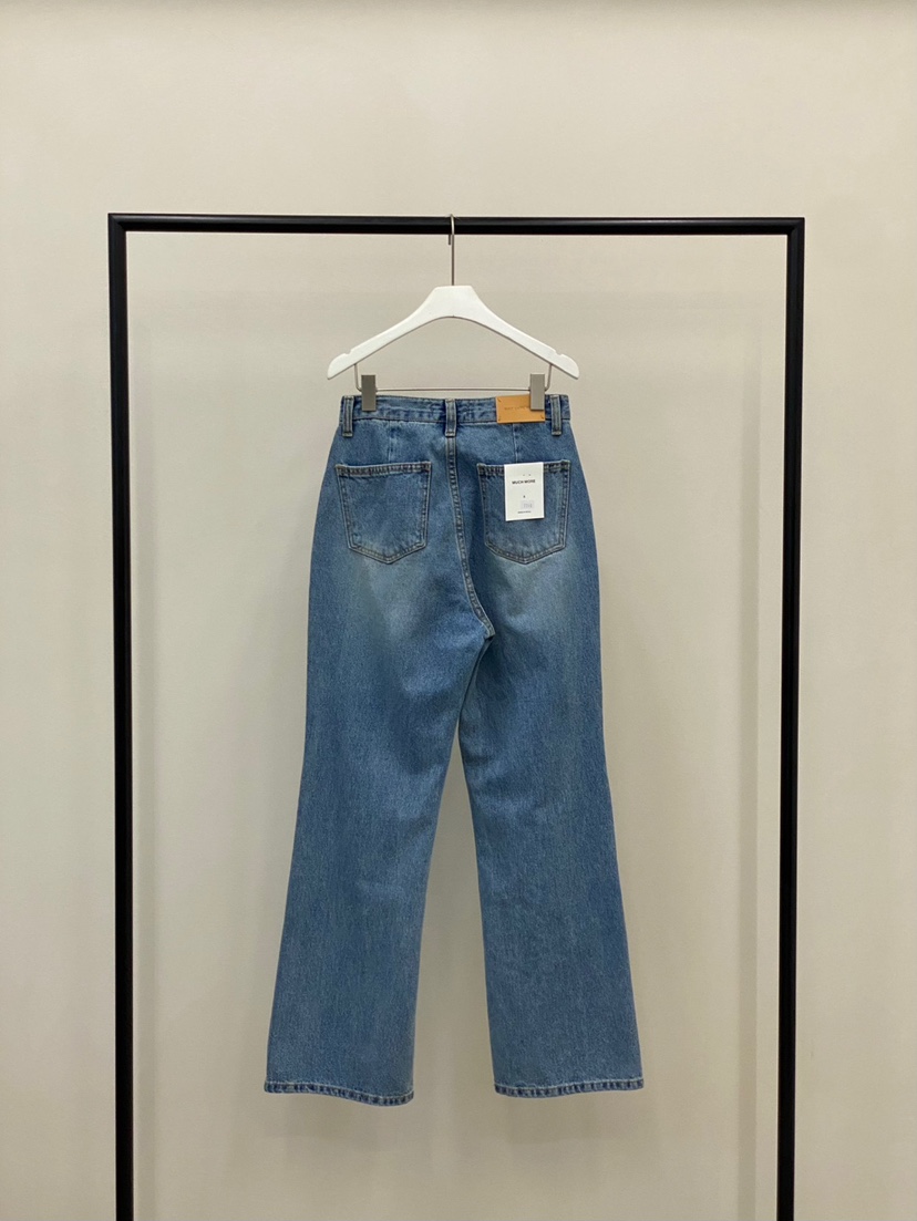 MUCH MORE東大門㊣直郵女裝新品推薦休閑熱賣職業牛仔褲口袋MUCH MORE牛仔褲