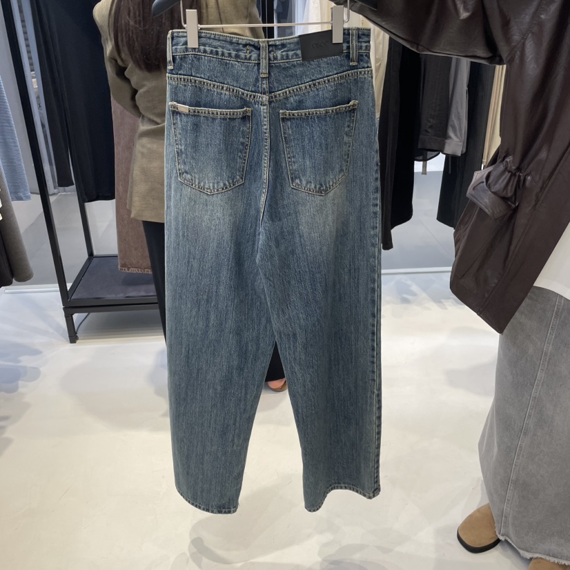 OSOO東大門㊣直郵女士新品推薦休閑真品25秋冬時尚熱賣牛仔褲OSOO牛仔褲
