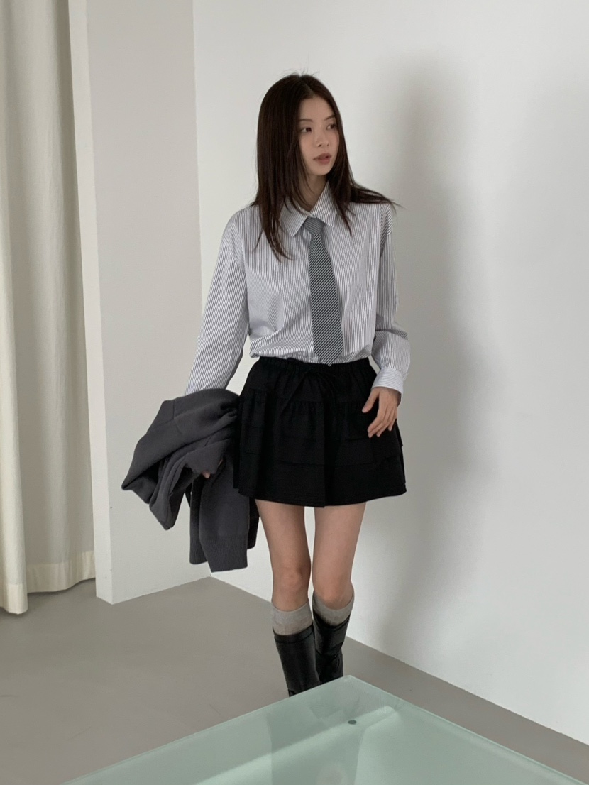 ANOU韓國直郵㊣女士新品人氣休閑真品熱賣25秋冬時尚推薦短裙ANOU短裙