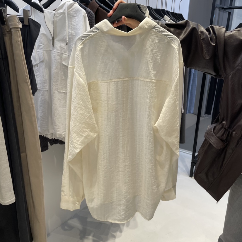 OSOO東大門㊣直郵女士新品推薦休閑真品25秋冬時尚襯衫蕾絲衫OSOO襯衫/蕾絲衫
