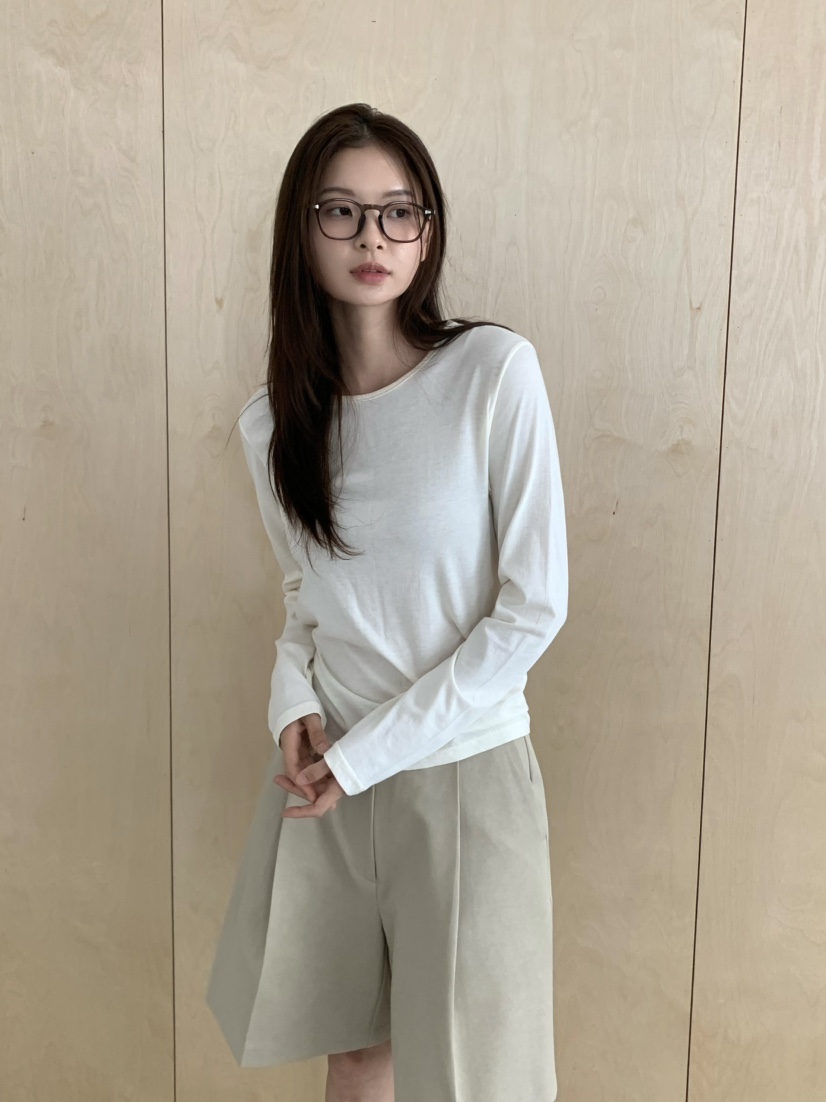 ANOU韓國直郵㊣女士新款真品熱賣人氣25秋冬時尚推薦長袖T恤ANOU長袖T恤