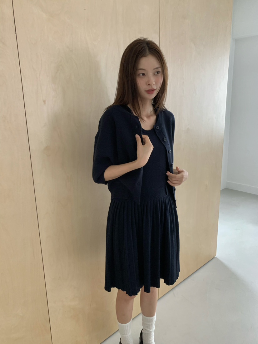 ANOU韓國直郵㊣女士新款25秋冬休閑職業熱賣時尚人氣連衣裙ANOU連衣裙
