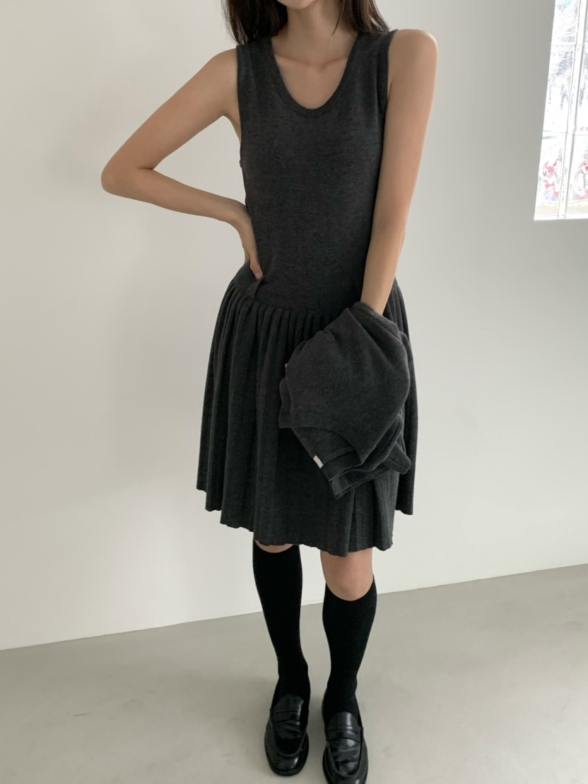 ANOU韓國直郵㊣女士新款25秋冬休閑職業熱賣時尚人氣連衣裙ANOU連衣裙