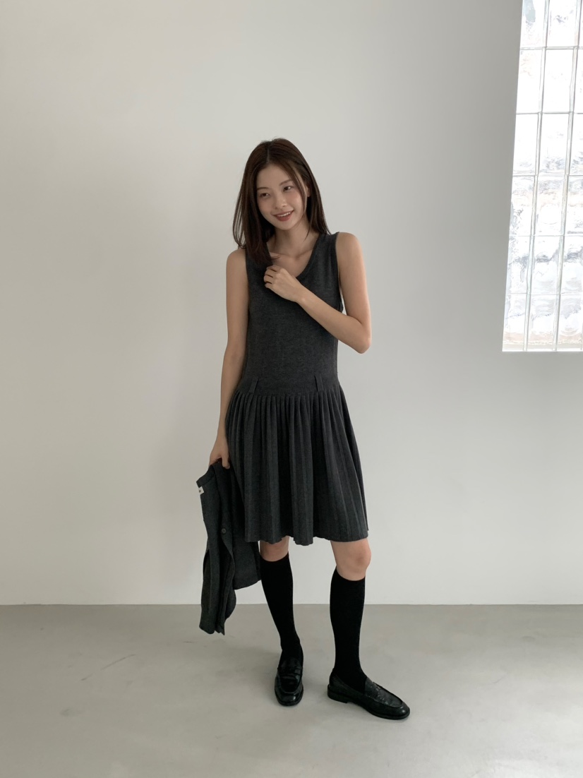 ANOU韓國直郵㊣女士新款25秋冬休閑職業熱賣時尚人氣連衣裙ANOU連衣裙