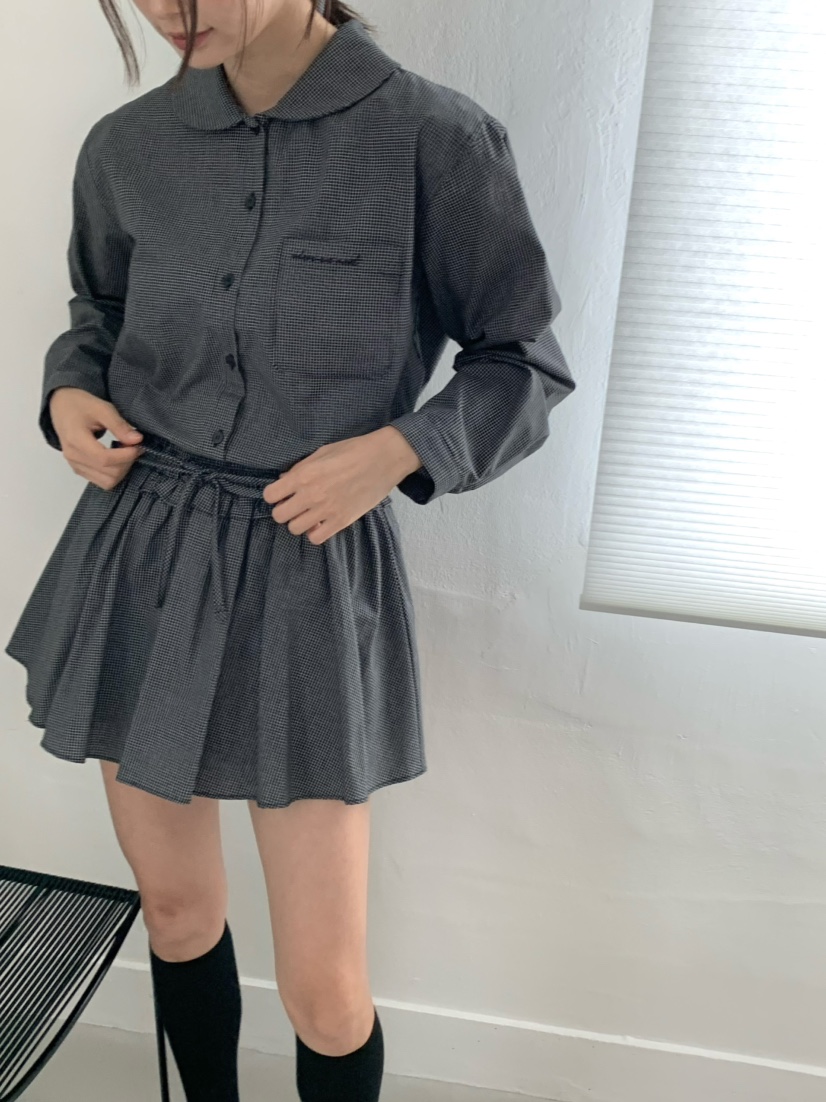 ANOU東大門㊣直郵女裝新品時尚人氣25秋冬真品職業短裙格紋ANOU短裙