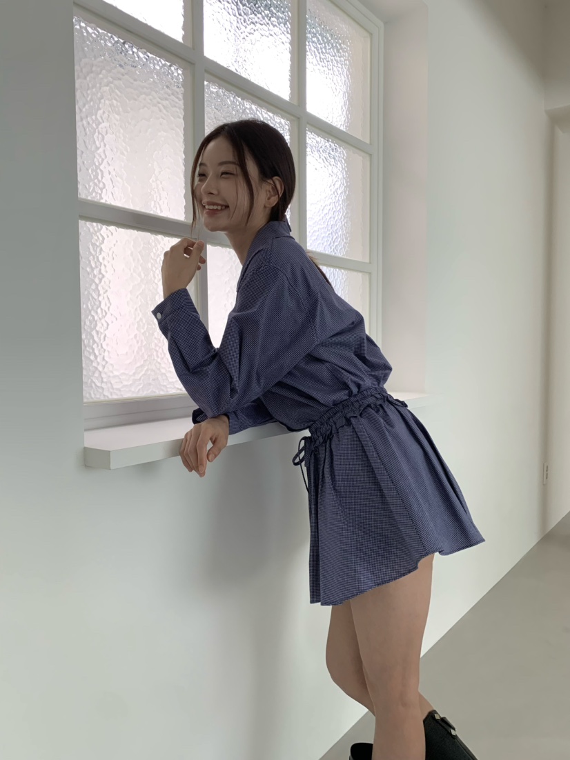 ANOU東大門㊣直郵女裝新品時尚人氣25秋冬真品職業短裙格紋ANOU短裙
