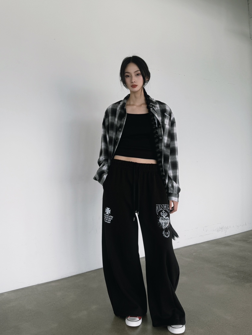 SUGAR CASE東大門㊣代購女士新品推薦人氣真品25秋冬休閑褲SUGAR CASE休閑褲