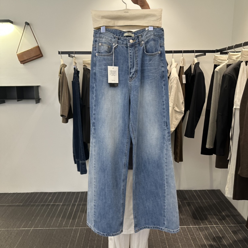 FIND-P東大門㊣實拍女士新品休閑真品25秋冬熱賣時尚牛仔褲FIND-P牛仔褲