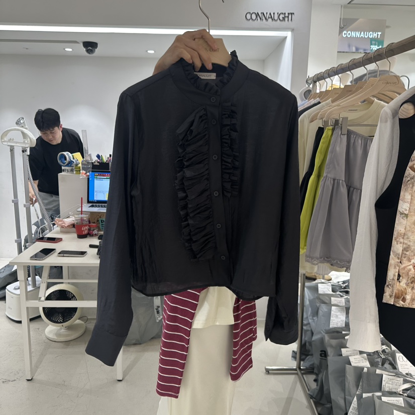 DAILYJUD東大門㊣實拍女裝新品人氣休閑真品推薦襯衫蕾絲衫DAILY JUD襯衫/蕾絲衫圖色2