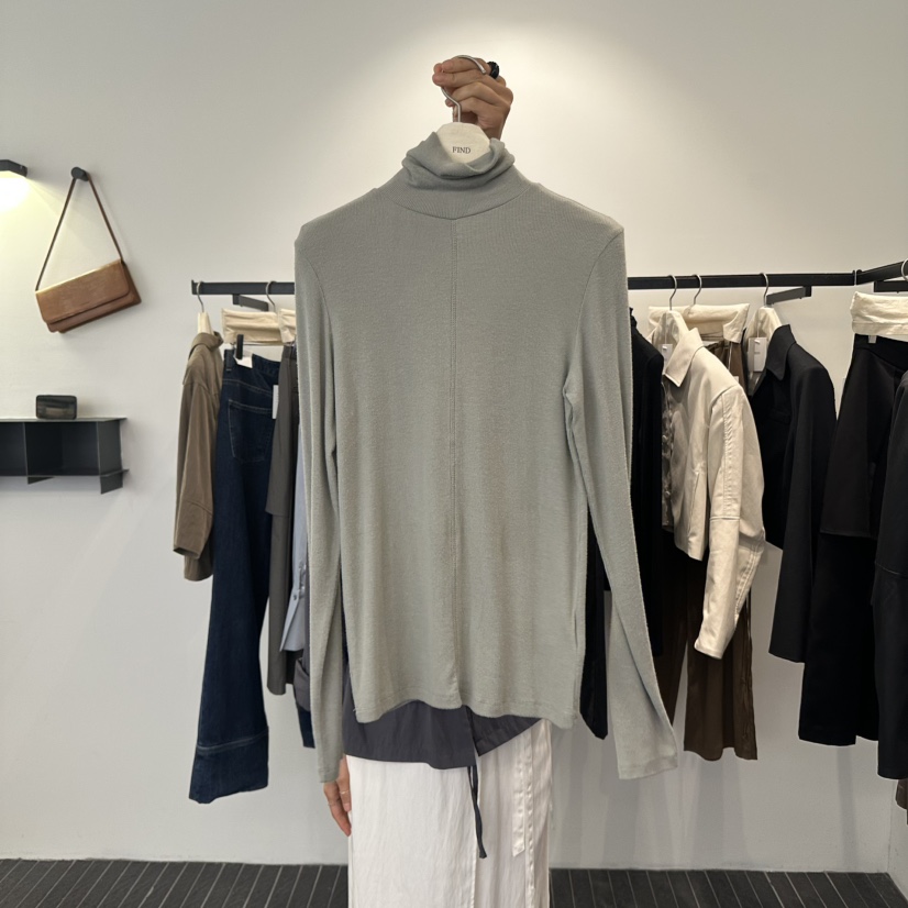 FIND-P東大門㊣實拍女裝新品人氣25秋冬真品熱賣時尚長袖T恤FIND-P長袖T恤圖色2