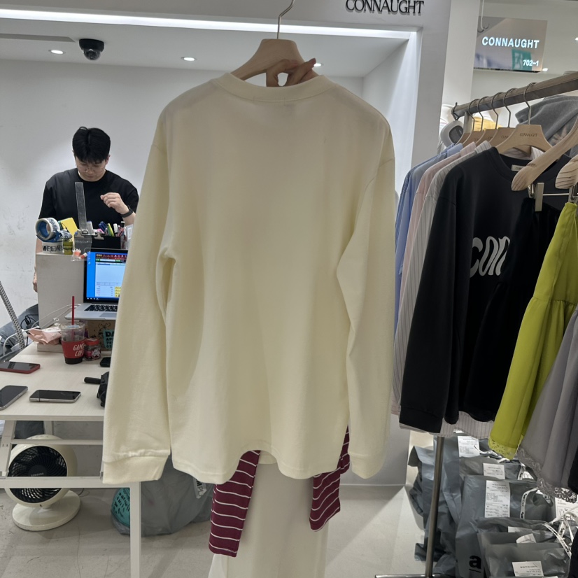 DAILYJUD韓國直郵㊣女士新款25秋冬人氣職業休閑熱賣長袖T恤DAILY JUD長袖T恤