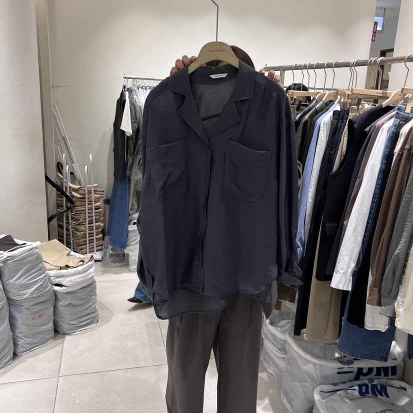 NAVYBURST東大門㊣代購女士新品時尚人氣休閑熱賣襯衫蕾絲衫NAVY BURST襯衫/蕾絲衫圖色3