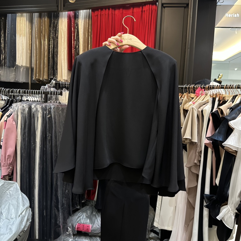 HERISH東大門㊣實拍女裝新品時尚真品人氣襯衫蕾絲衫假兩件Herish襯衫/蕾絲衫圖色4