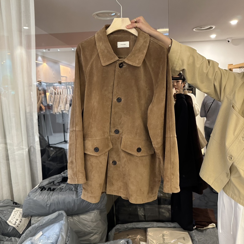 ROUNDER東大門㊣實拍女士新品熱賣25秋冬真品職業人氣休閑夾克ROUNDER夾克圖色1