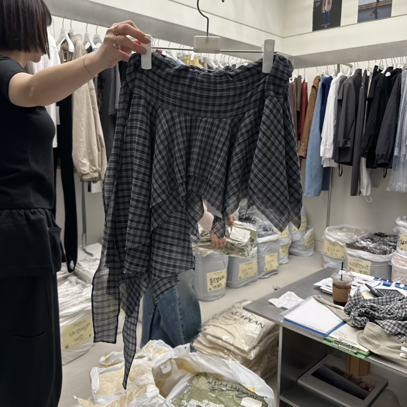 NUTPLAN東大門㊣代購女裝新款真品25秋冬職業時尚休閑熱賣短裙NUTPLAN短裙