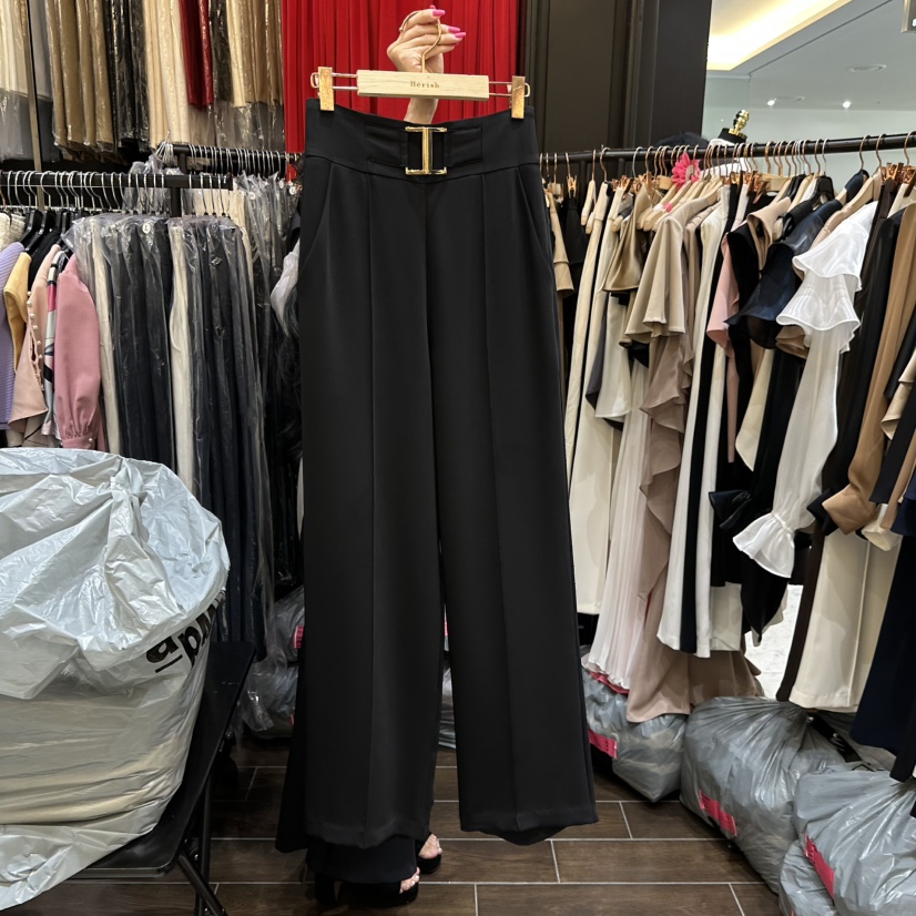 HERISH韓國代購㊣女士新品休閑職業真品25秋冬人氣熱賣休閑褲Herish休閑褲圖色2