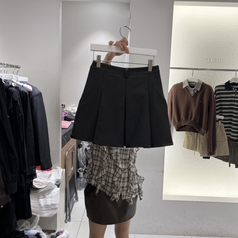 TYCHE韓國代購㊣女裝新品25秋冬推薦真品職業休閑熱賣人氣短裙TYCHE短裙
