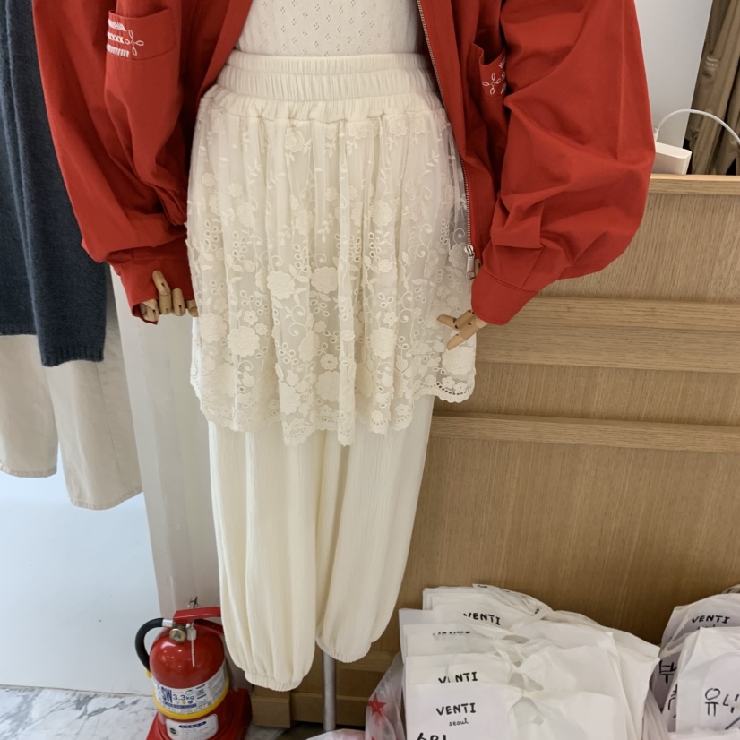 VENTI東大門㊣直郵女裝新款職業熱賣休閑人氣時尚真品裙褲蕾絲VENTI裙褲圖色2