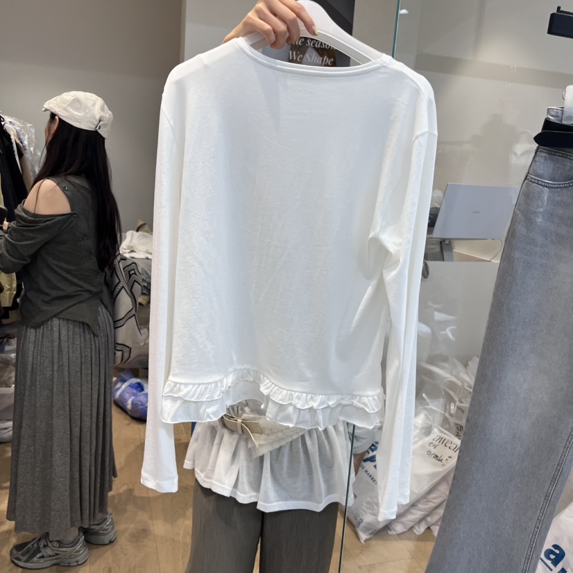 RUMIRU/AWEAR東大門㊣直郵女士新品熱賣真品職業人氣長袖T恤awear/RUMIRU長袖T恤
