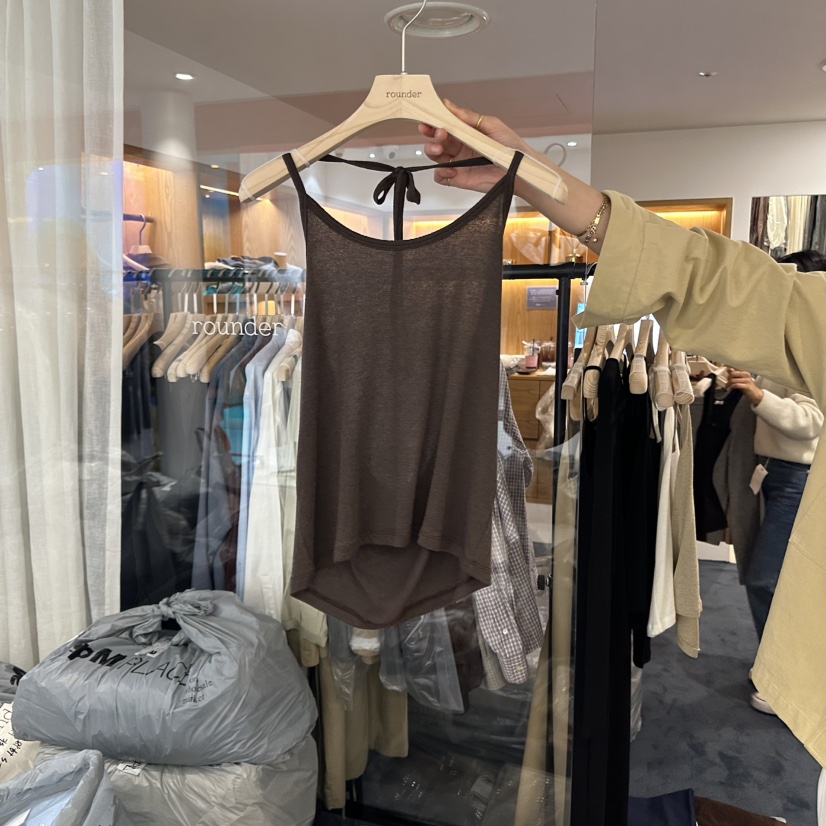 ROUNDER東大門㊣實拍女士新品25秋冬時尚真品熱賣吊帶背心羊毛ROUNDER吊帶/背心圖色3