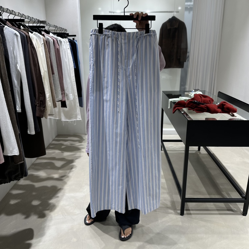 BROT東大門㊣直郵女裝新品職業休閑真品時尚休閑褲含腰繩綁帶BROT休閑褲圖色2