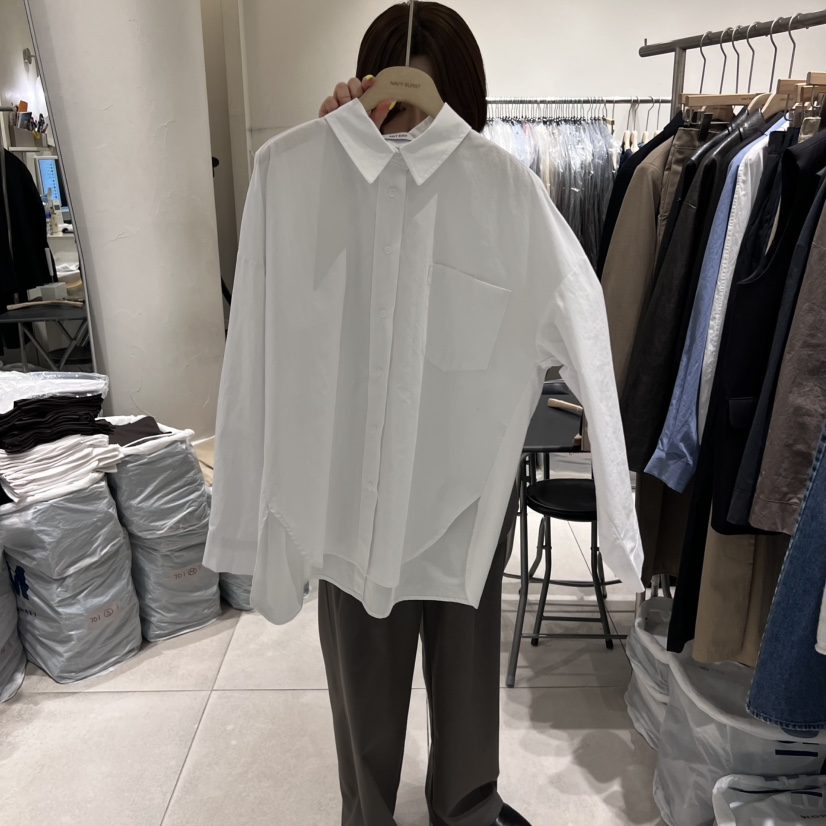 NAVYBURST東大門㊣實拍女裝新品25秋冬休閑推薦時尚襯衫蕾絲衫NAVY BURST襯衫/蕾絲衫
