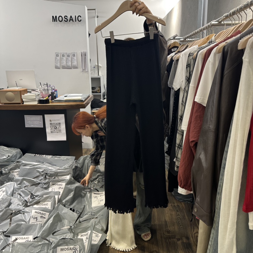 MOSAIC韓國直郵㊣女士新品真品熱賣時尚推薦25秋冬休閑休閑褲MOSAIC休閑褲