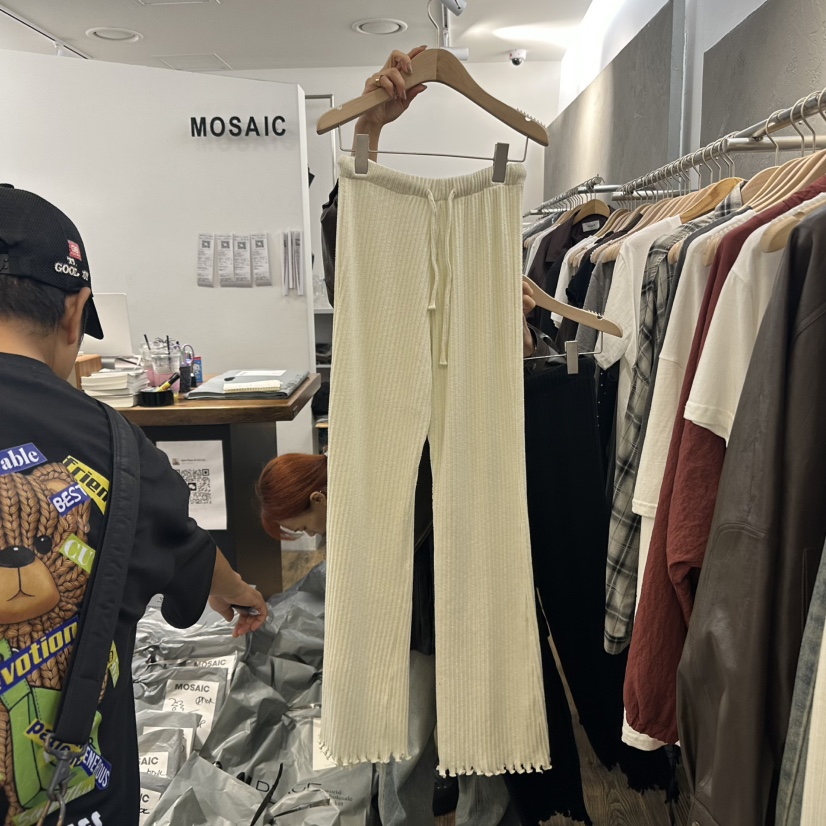 MOSAIC韓國直郵㊣女士新品真品熱賣時尚推薦25秋冬休閑休閑褲MOSAIC休閑褲