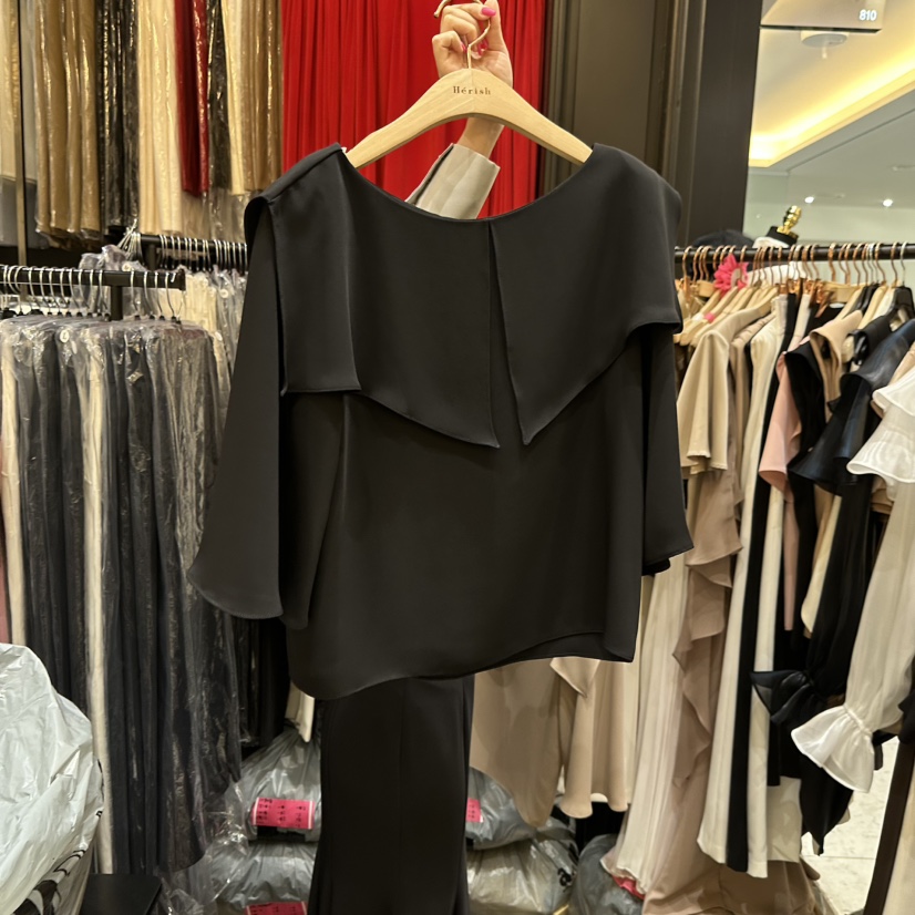 HERISH東大門㊣直郵女裝新品真品人氣職業時尚推薦襯衫蕾絲衫Herish襯衫/蕾絲衫圖色3