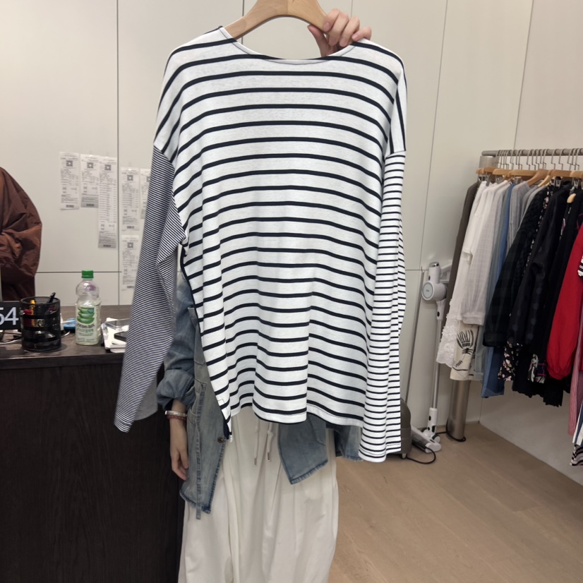 DOHWAJI東大門㊣直郵女裝新品推薦25秋冬熱賣休閑職業長袖T恤DOHWAJI長袖T恤圖色1