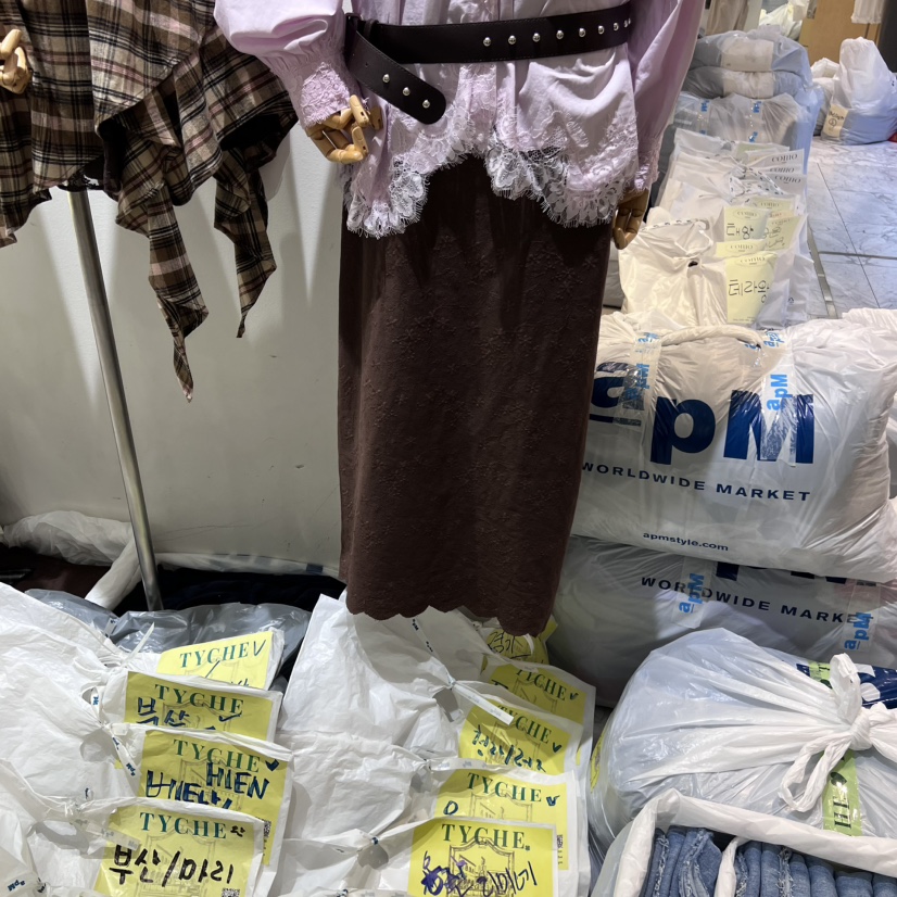 TYCHE韓國直郵㊣女士新品休閑職業真品時尚25秋冬熱賣推薦長裙TYCHE長裙圖色1