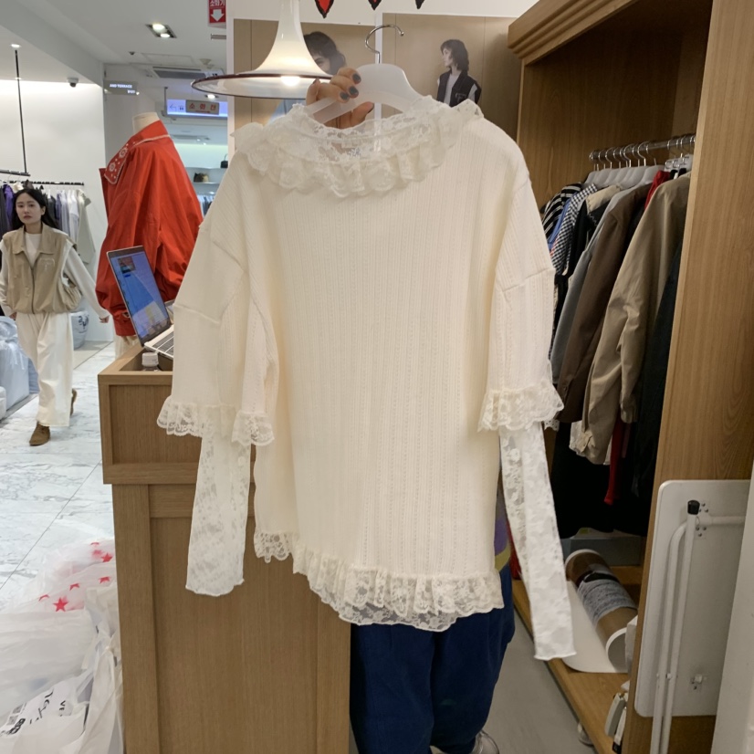 VENTI東大門㊣實拍女裝新品真品時尚25秋冬熱賣長袖T恤雙層VENTI長袖T恤