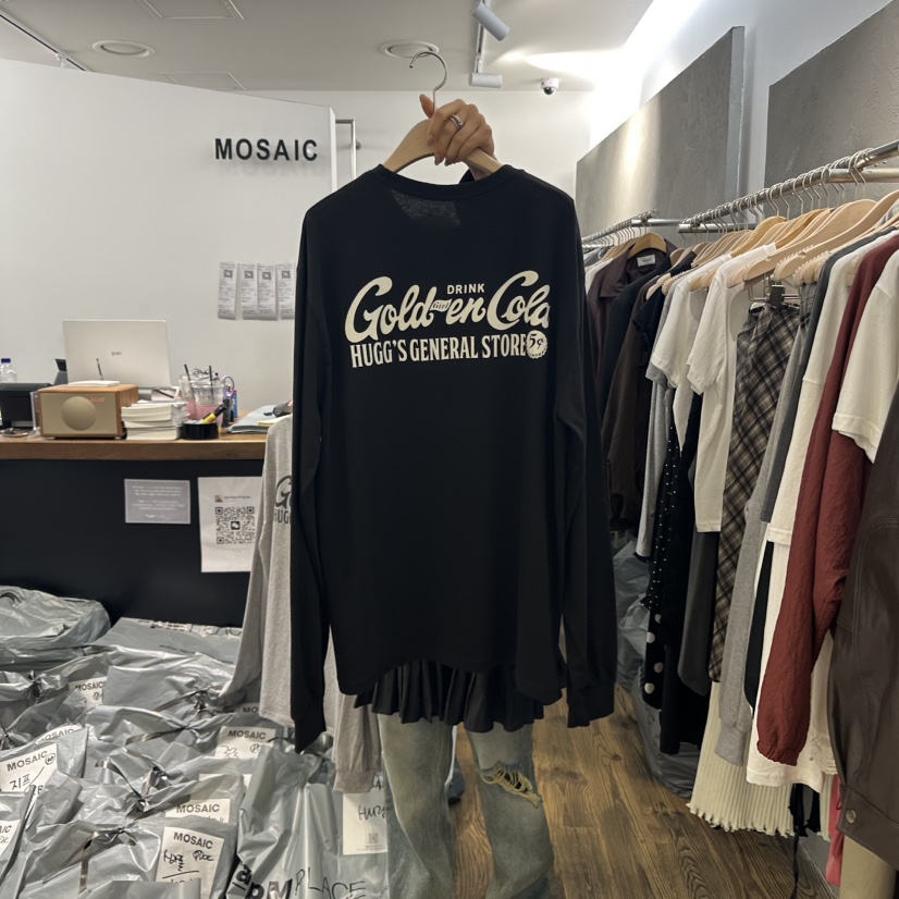 MOSAIC韓國直郵㊣女裝新款25秋冬職業熱賣推薦人氣休閑長袖T恤MOSAIC長袖T恤
