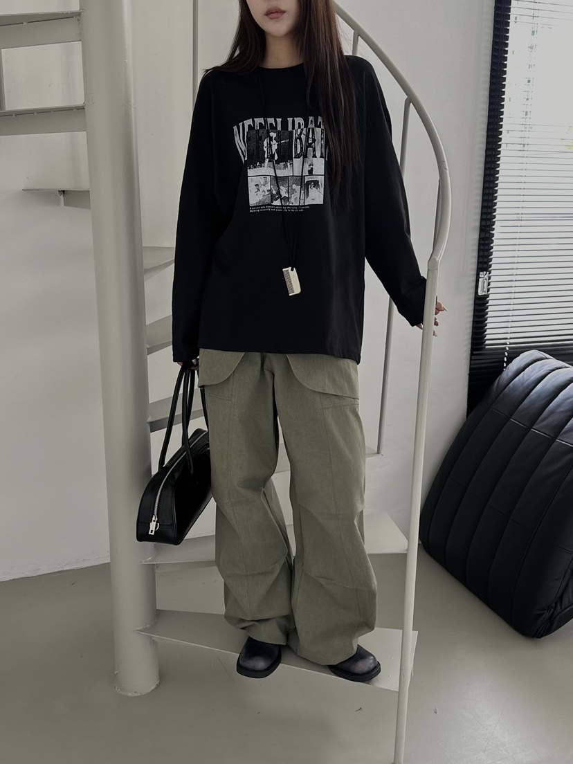 BENE東大門㊣代購女士新款職業真品人氣推薦時尚熱賣長袖T恤BENE長袖T恤圖色5