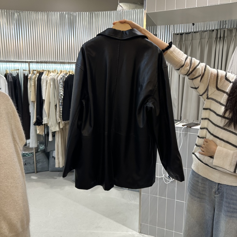 ALEGRE韓國代購㊣女士新品時尚熱賣推薦職業休閑25秋冬夾克ALEGRE夾克